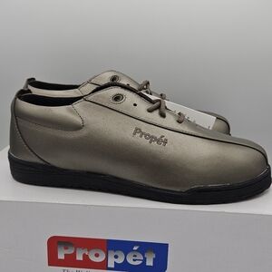 NIB Propet Firefly W3606 pewter colored walking shoes size 8 WIDE